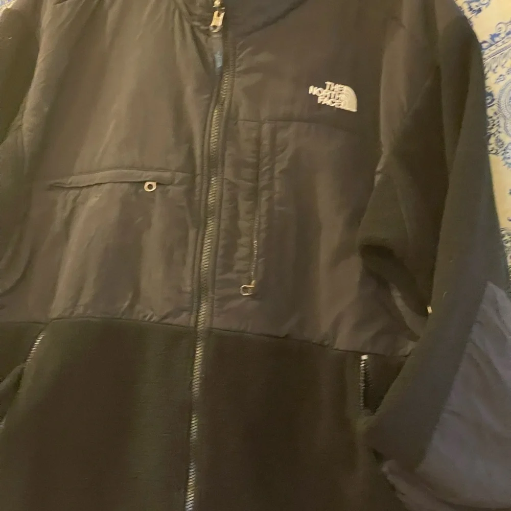 Vintage The North Face Polar Fleece Nylon Trim Jacket